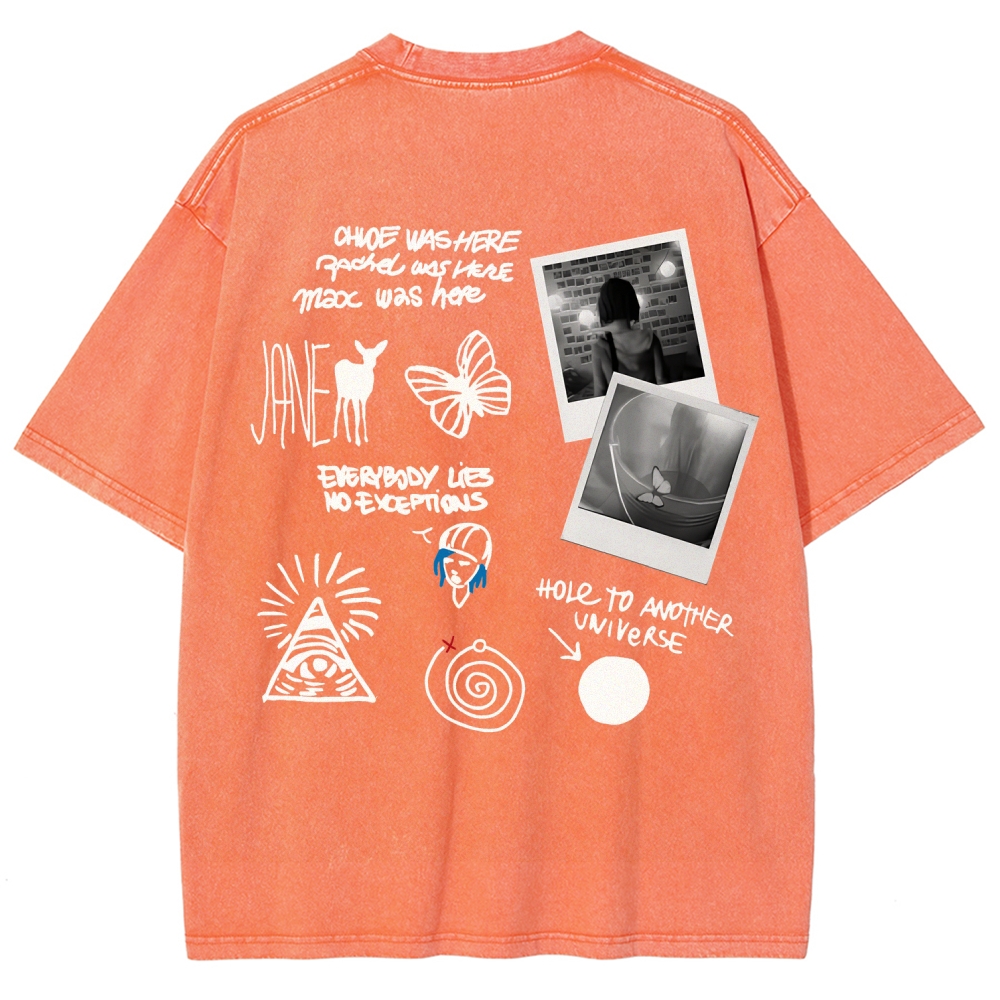 Life Is Strange Unisex Fit Washed T-Shirt 2602009501