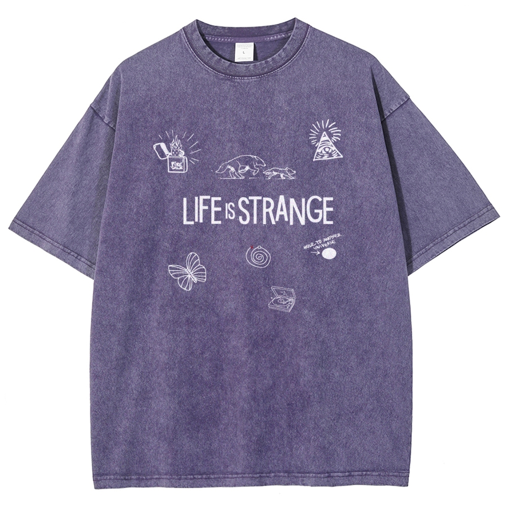 Life Is Strange Unisex Fit Washed T-Shirt 2602009501