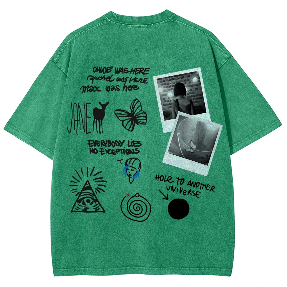 Life Is Strange Unisex Fit Washed T-Shirt 2602009501