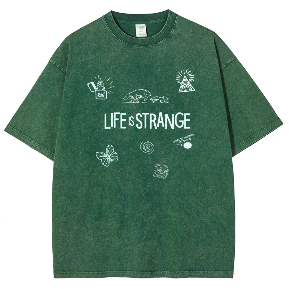 Life Is Strange Unisex Fit Washed T-Shirt 2602009501