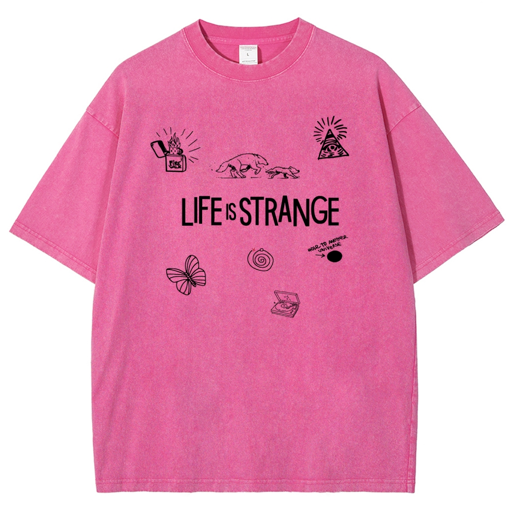 Life Is Strange Unisex Fit Washed T-Shirt 2602009501