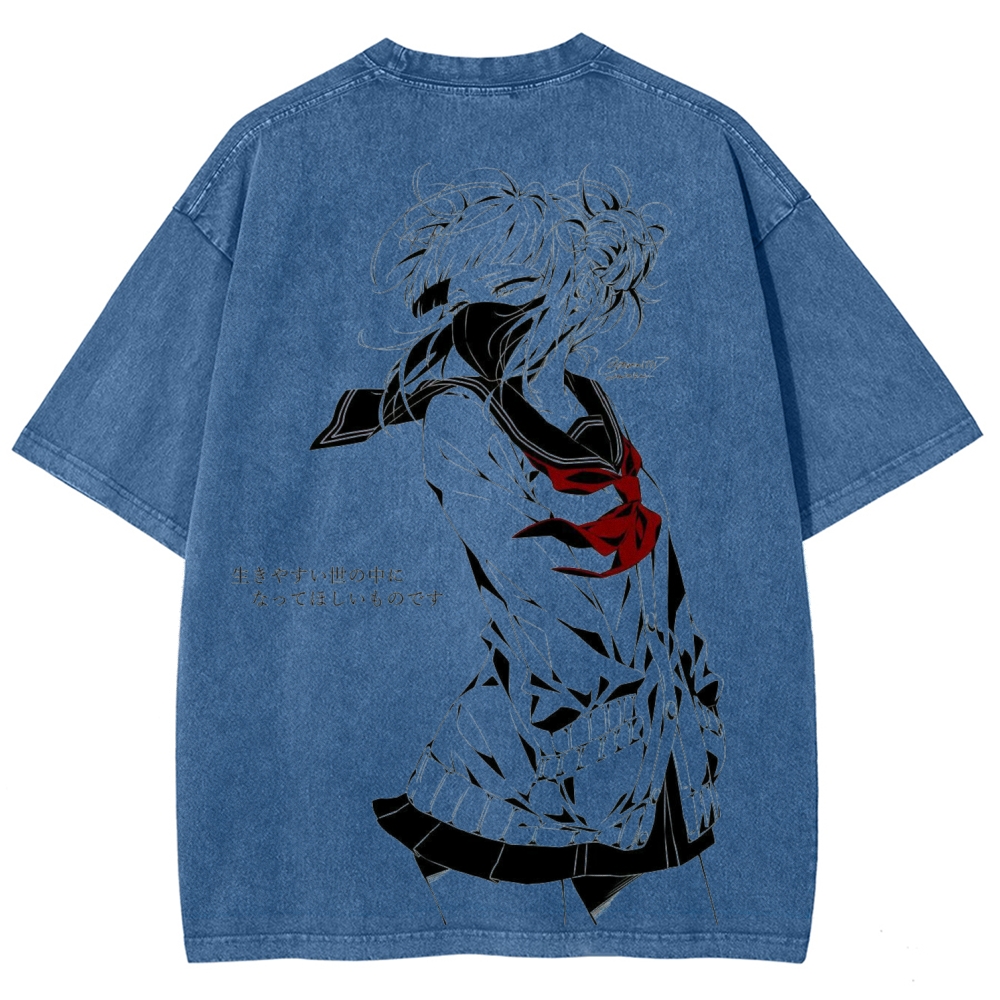 Toga himiko Unisex Fit Washed T-Shirt 2602012268