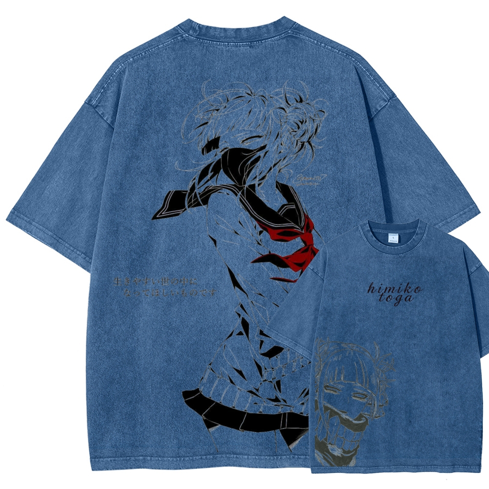 Toga himiko Unisex Fit Washed T-Shirt 2602012268