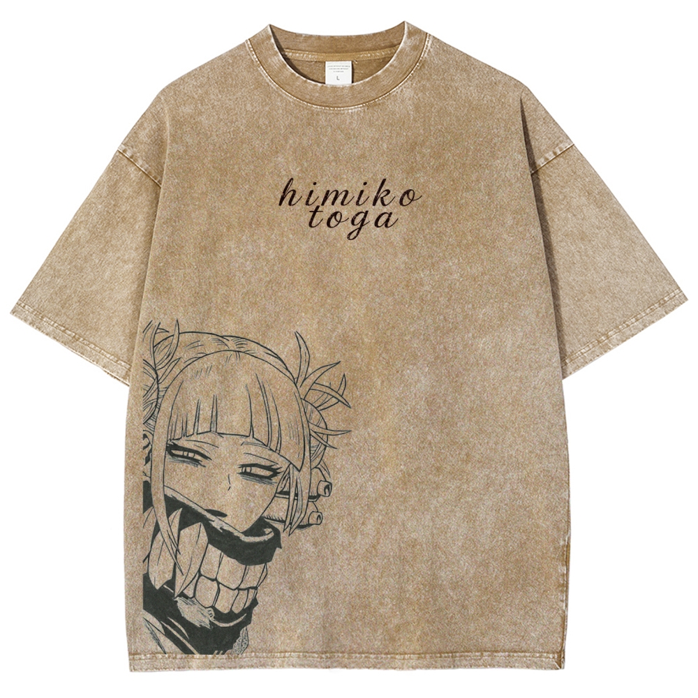 Toga himiko Unisex Fit Washed T-Shirt 2602012268