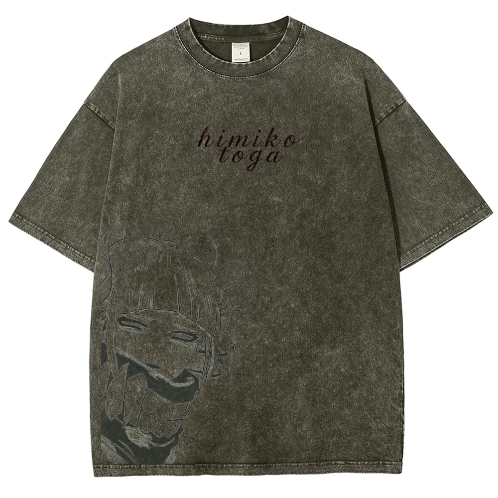 Toga himiko Unisex Fit Washed T-Shirt 2602012268