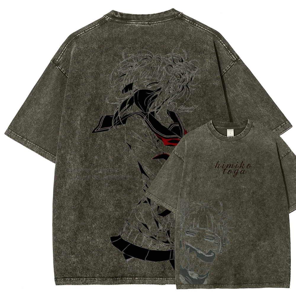 Toga himiko Unisex Fit Washed T-Shirt 2602012268