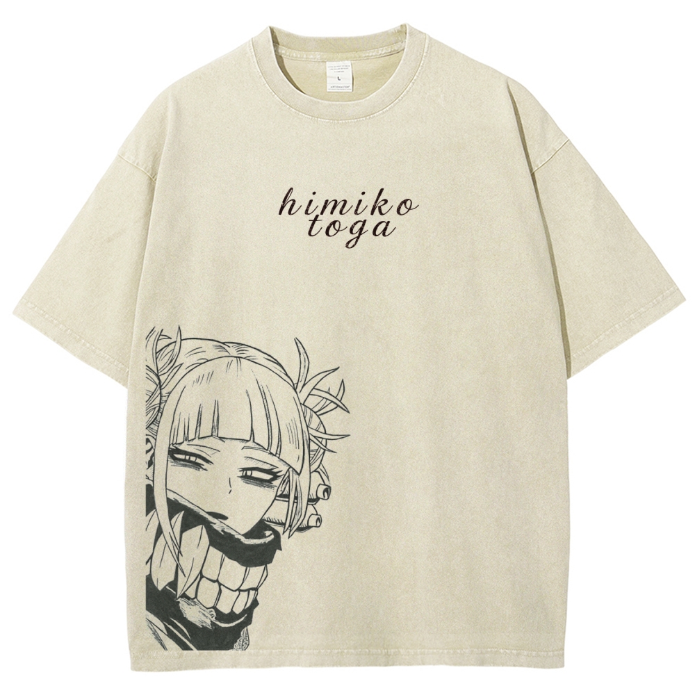 Toga himiko Unisex Fit Washed T-Shirt 2602012268