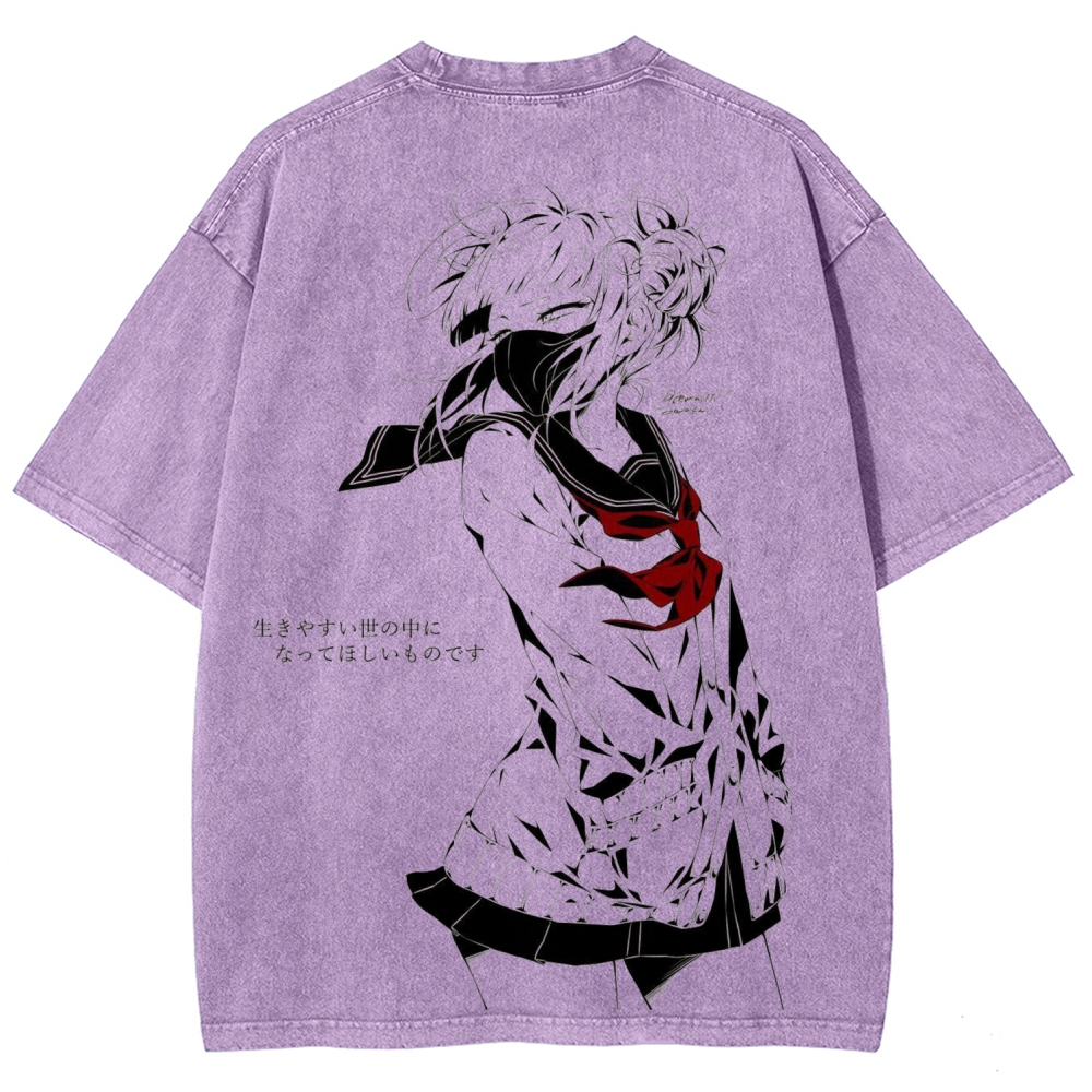Toga himiko Unisex Fit Washed T-Shirt 2602012268