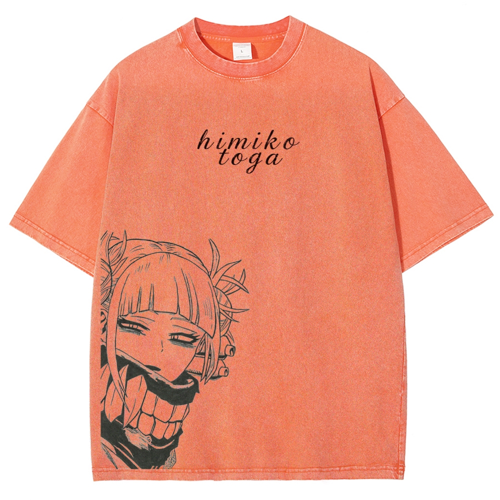 Toga himiko Unisex Fit Washed T-Shirt 2602012268