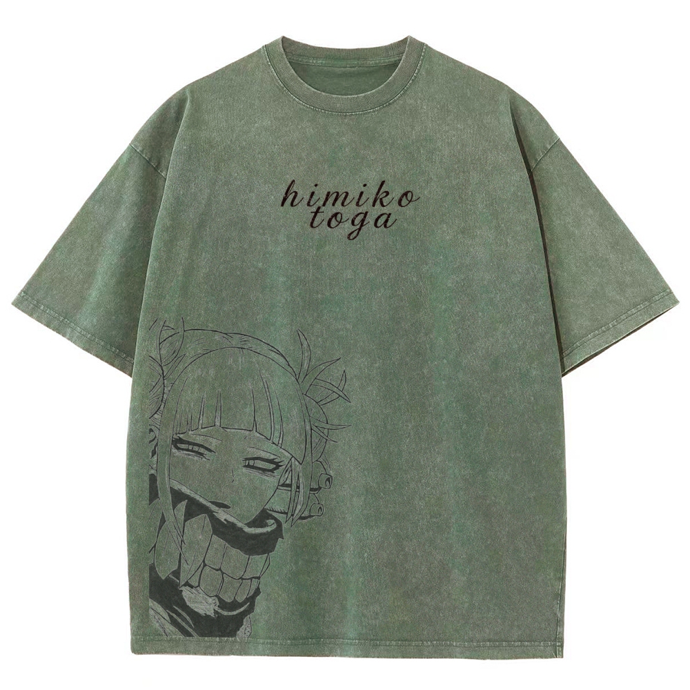 Toga himiko Unisex Fit Washed T-Shirt 2602012268