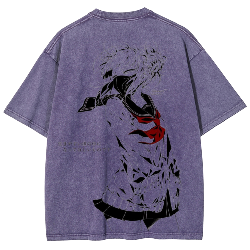Toga himiko Unisex Fit Washed T-Shirt 2602012268