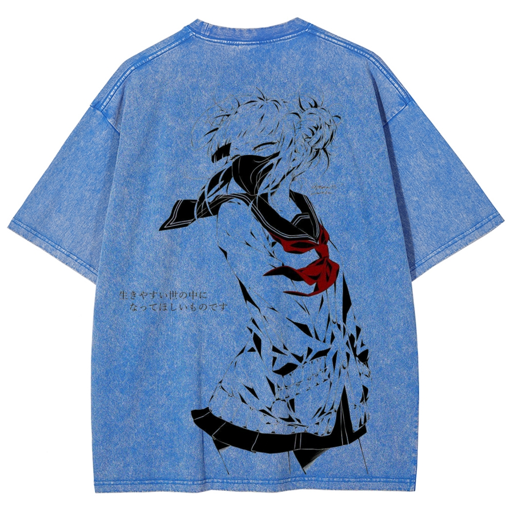 Toga himiko Unisex Fit Washed T-Shirt 2602012268