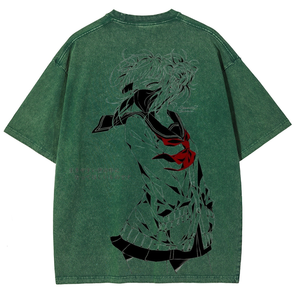 Toga himiko Unisex Fit Washed T-Shirt 2602012268