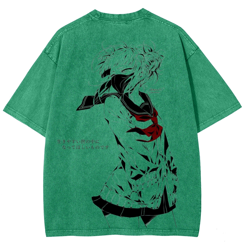 Toga himiko Unisex Fit Washed T-Shirt 2602012268