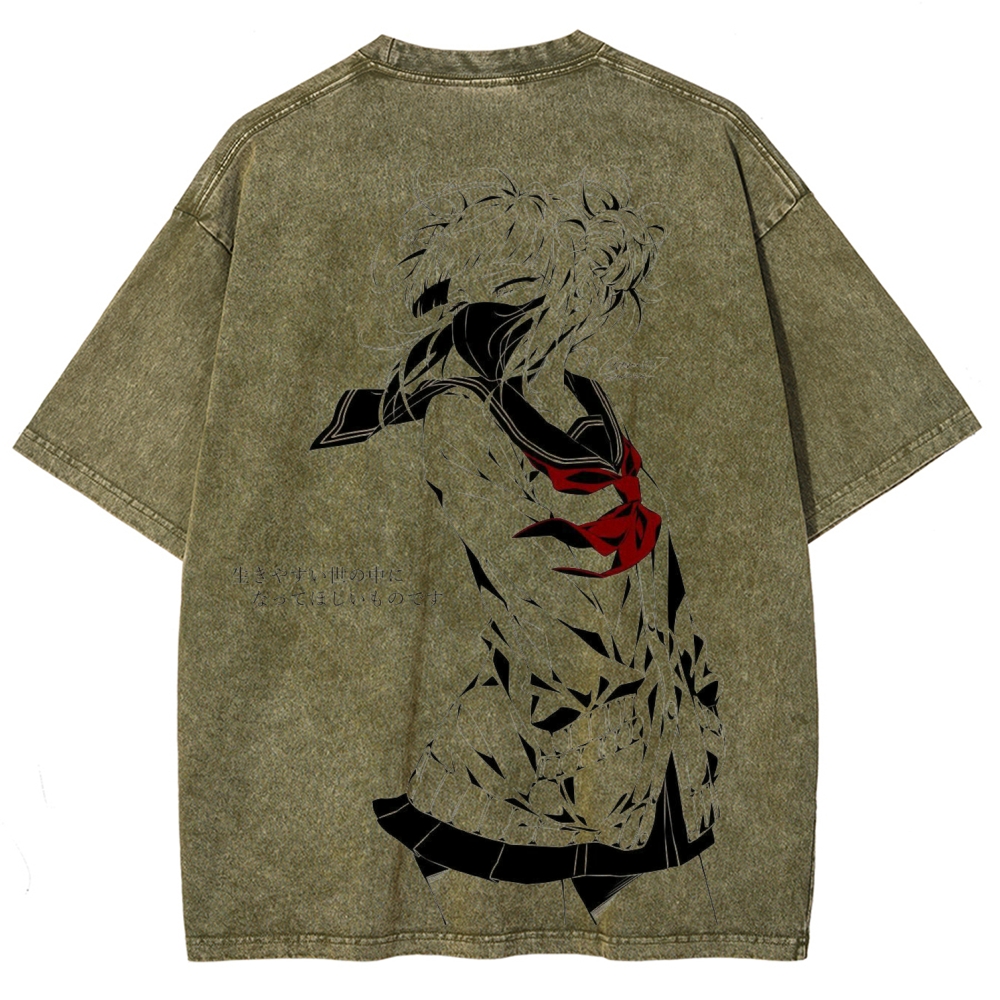 Toga himiko Unisex Fit Washed T-Shirt 2602012268