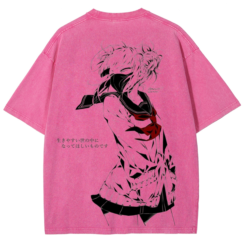 Toga himiko Unisex Fit Washed T-Shirt 2602012268