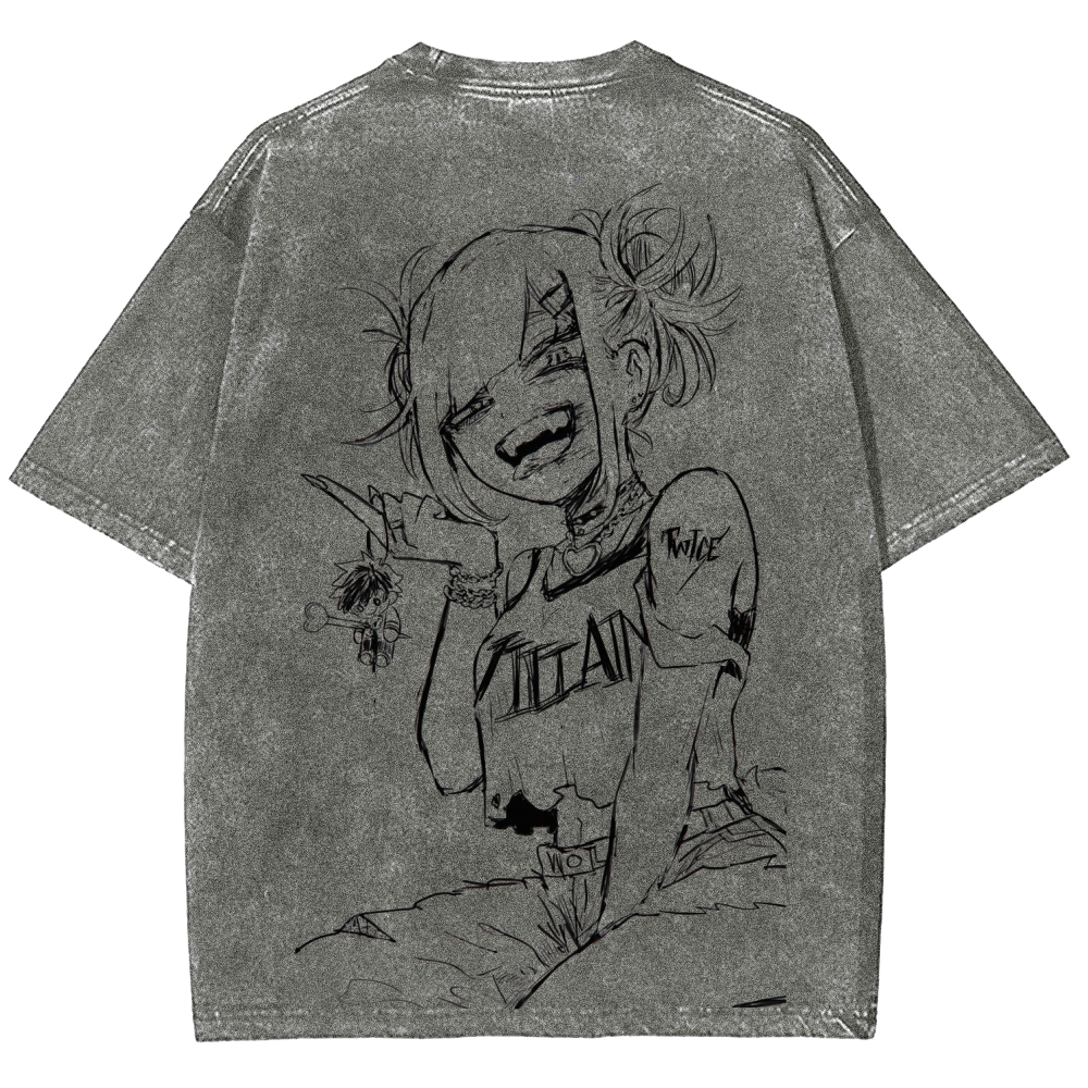 Toga himiko Unisex Fit Washed T-Shirt 2602012272