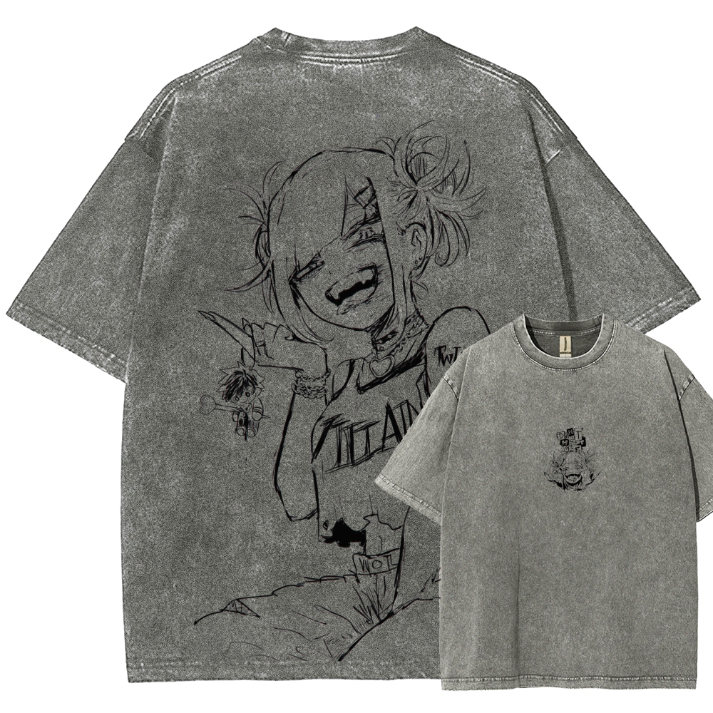 Toga himiko Unisex Fit Washed T-Shirt 2602012272