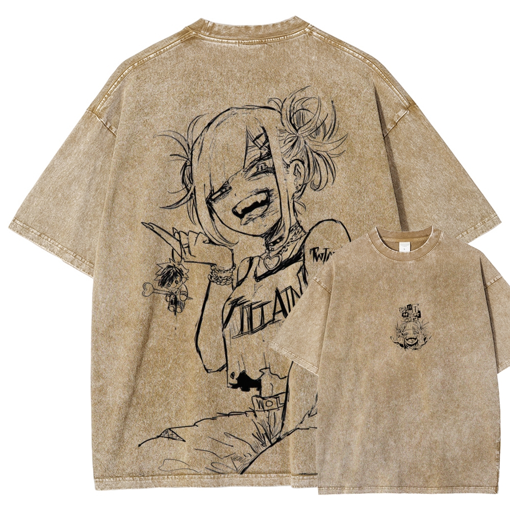 Toga himiko Unisex Fit Washed T-Shirt 2602012272
