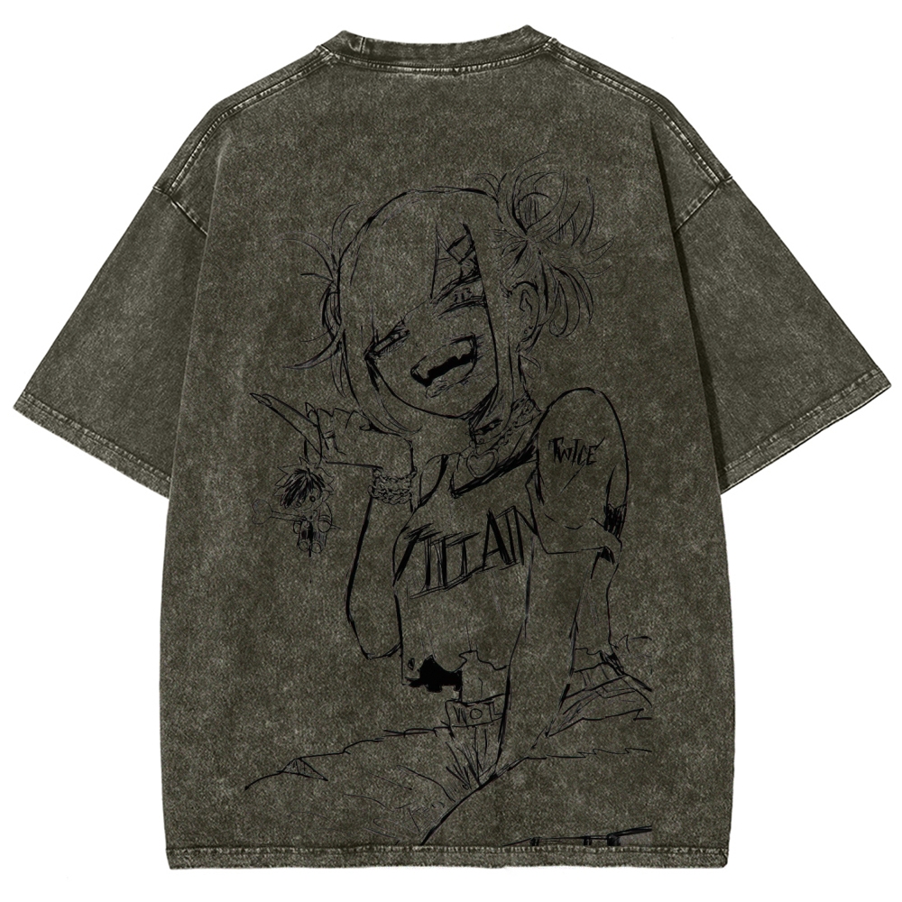 Toga himiko Unisex Fit Washed T-Shirt 2602012272