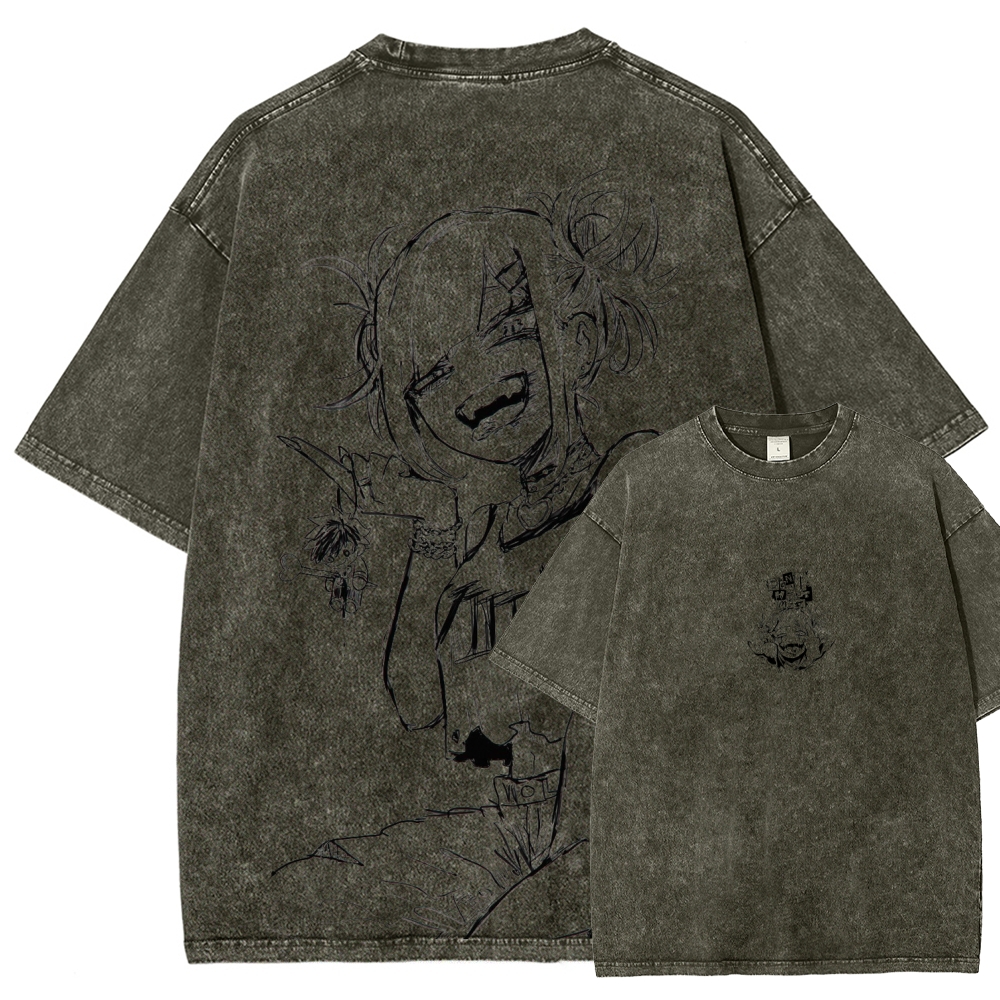 Toga himiko Unisex Fit Washed T-Shirt 2602012272