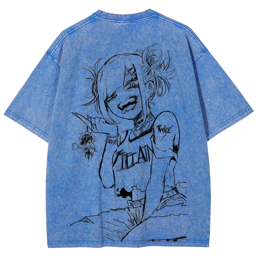 Toga himiko Unisex Fit Washed T-Shirt 2602012272