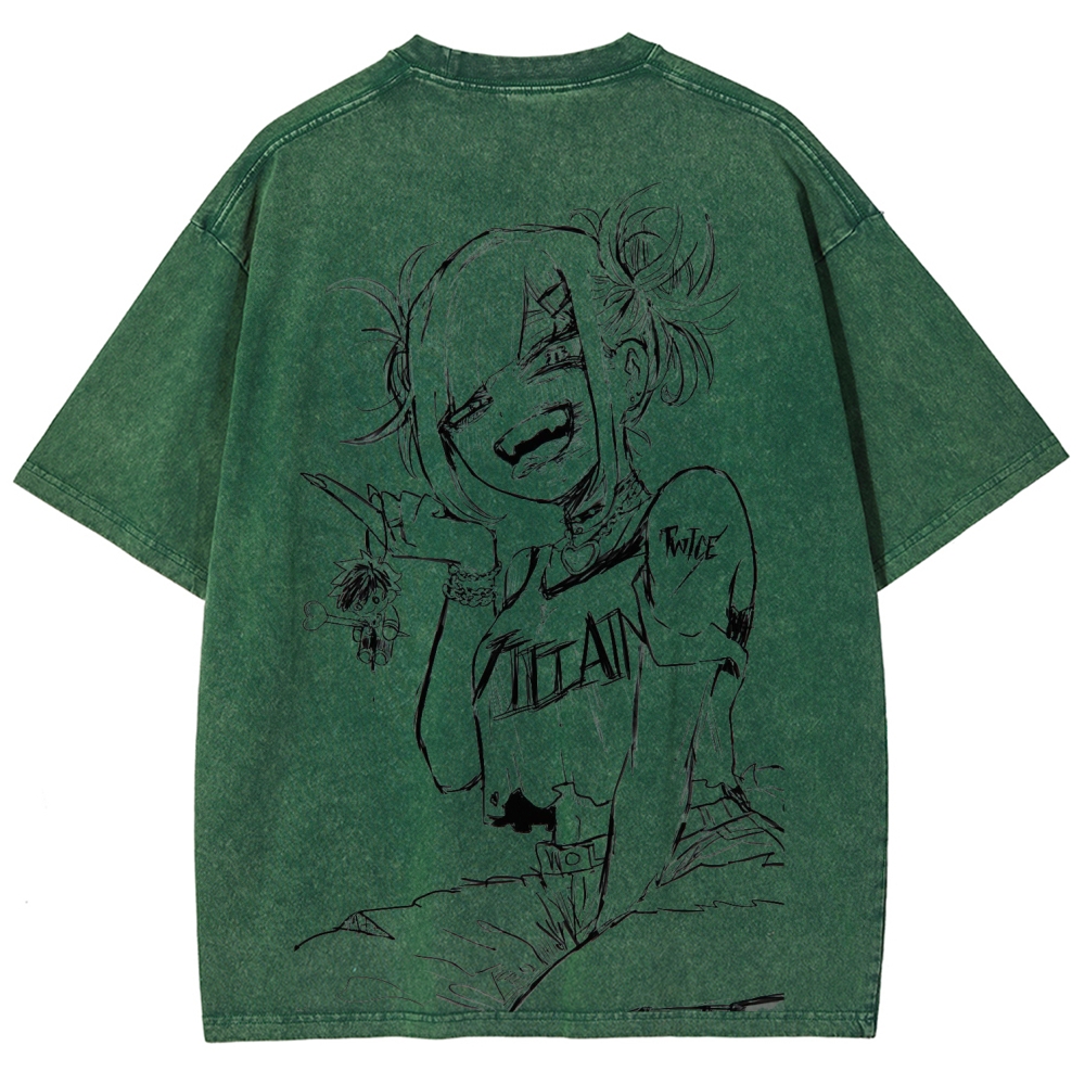 Toga himiko Unisex Fit Washed T-Shirt 2602012272
