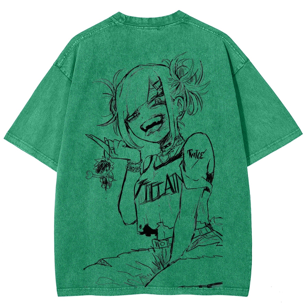 Toga himiko Unisex Fit Washed T-Shirt 2602012272