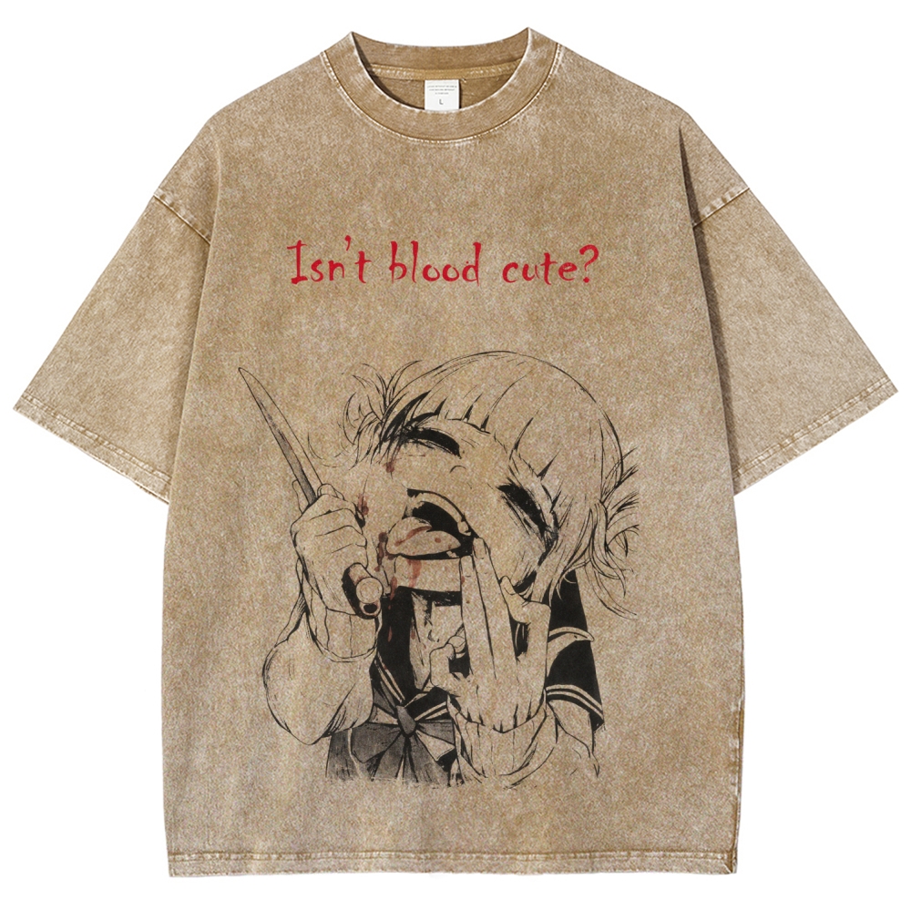 Toga himiko Unisex Fit Washed T-Shirt 2602012274