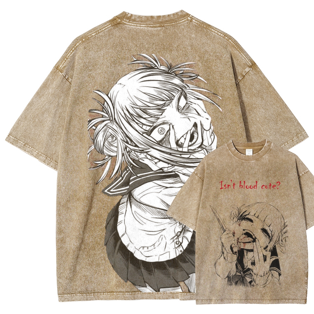 Toga himiko Unisex Fit Washed T-Shirt 2602012274