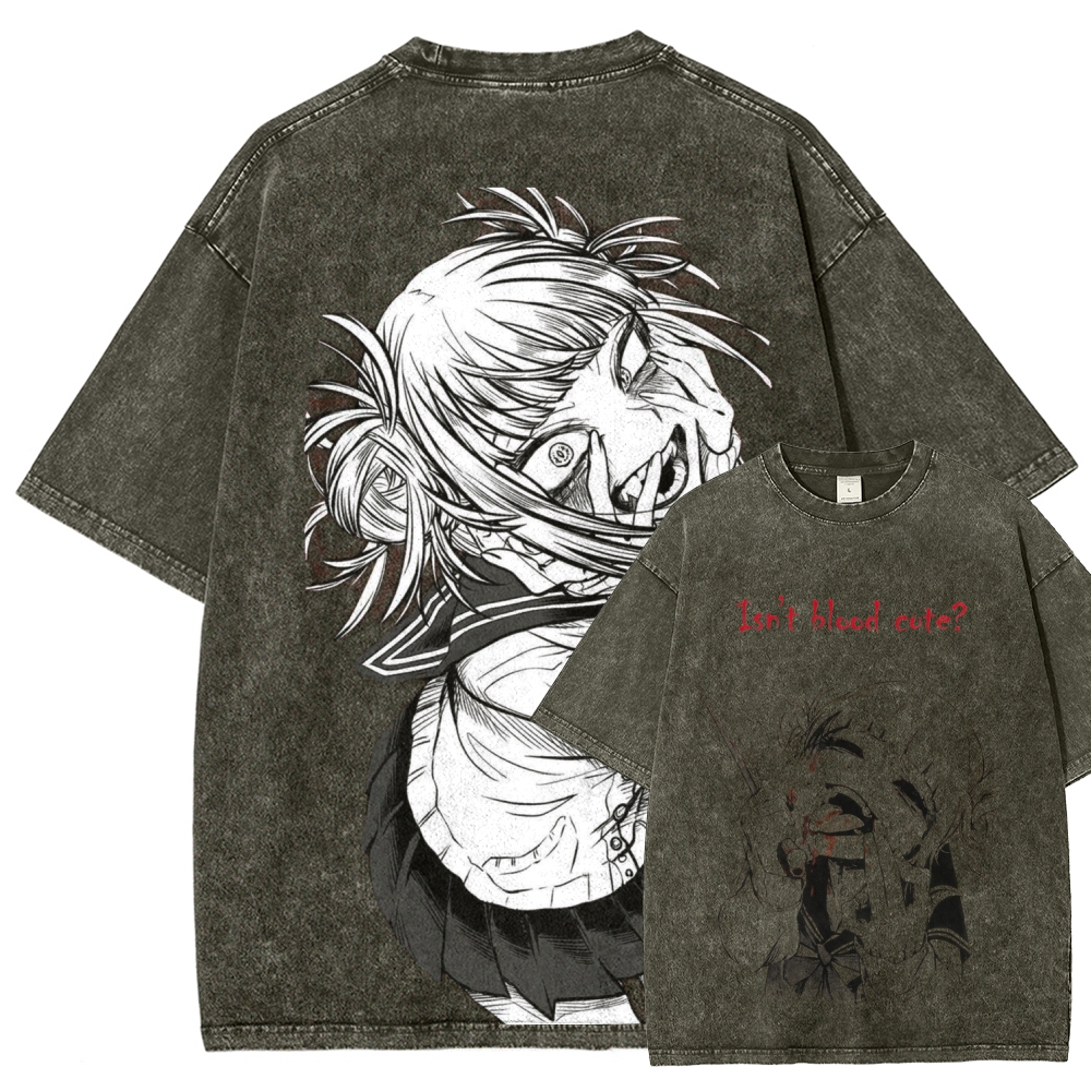 Toga himiko Unisex Fit Washed T-Shirt 2602012274