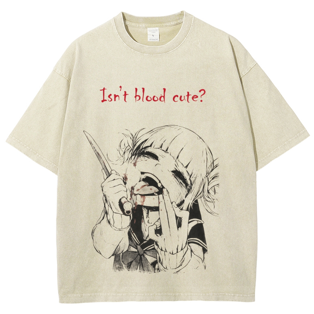 Toga himiko Unisex Fit Washed T-Shirt 2602012274