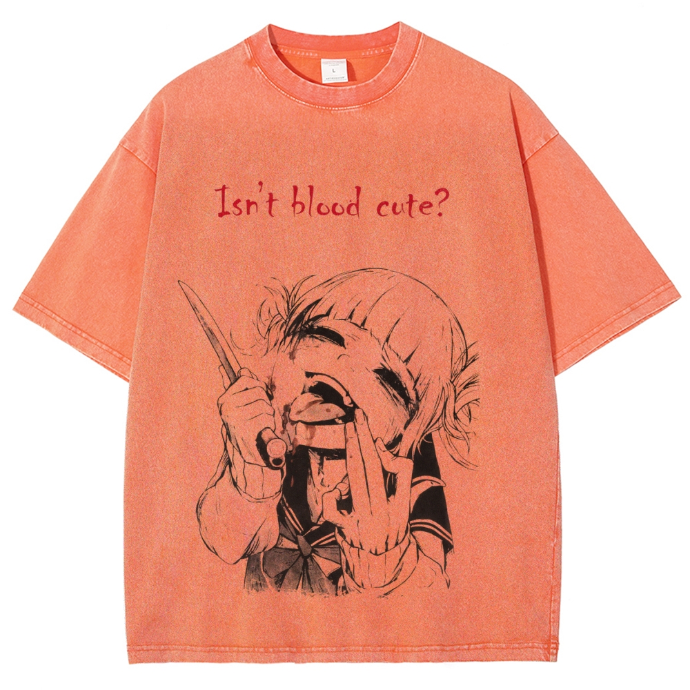 Toga himiko Unisex Fit Washed T-Shirt 2602012274