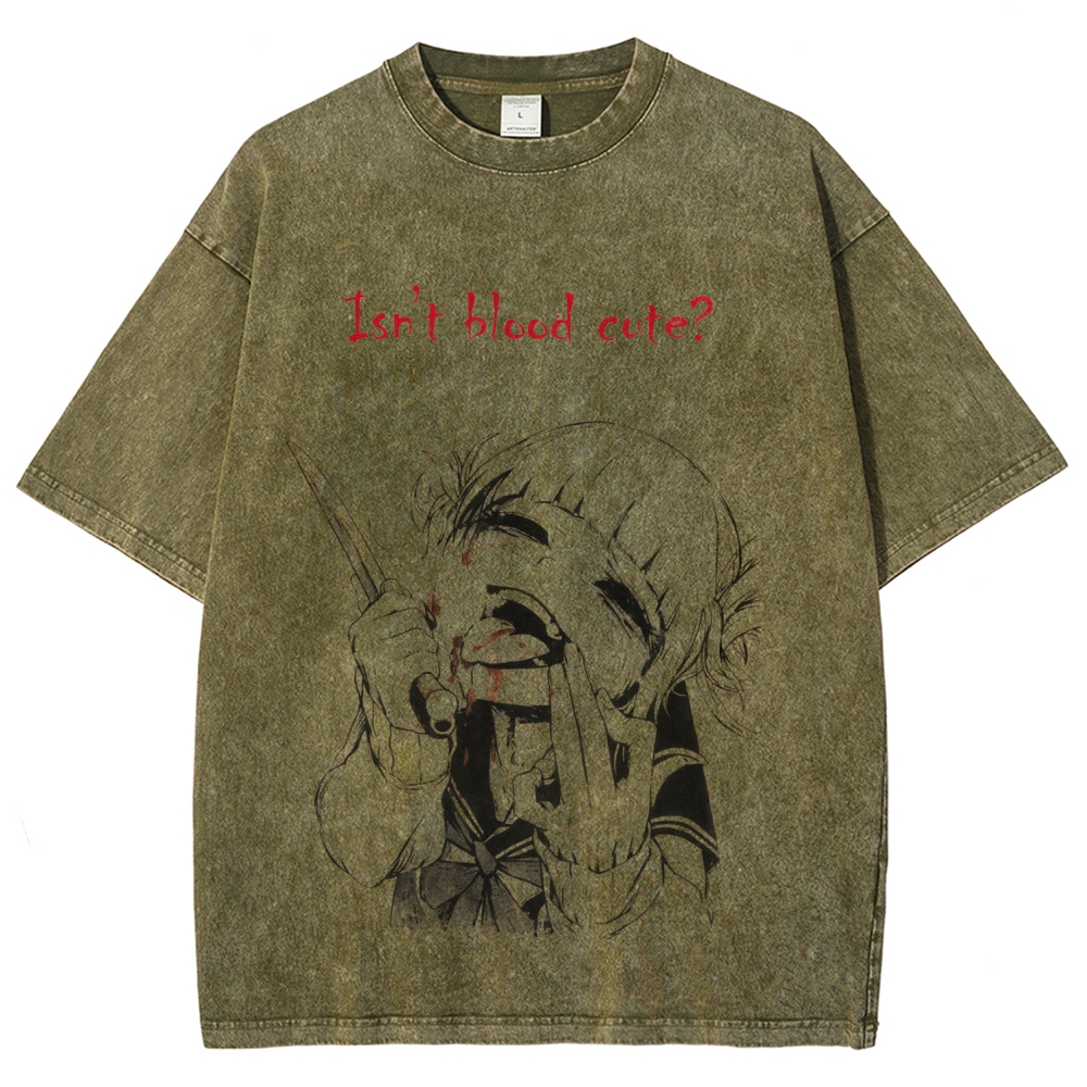 Toga himiko Unisex Fit Washed T-Shirt 2602012274