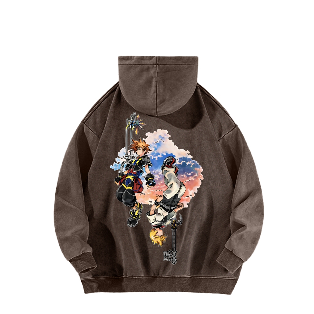 Kingdom Hearts Unisex Washed Hoodie 2602012454