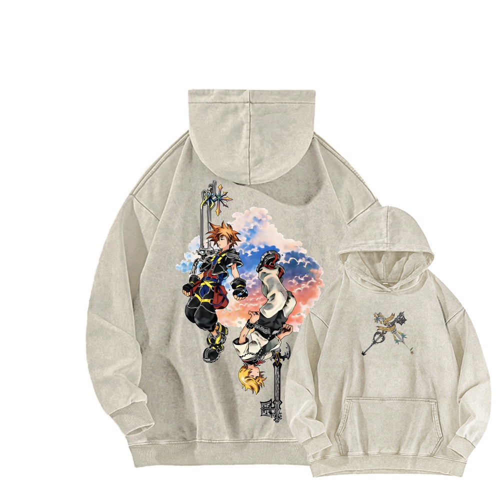 Kingdom Hearts Unisex Washed Hoodie 2602012454