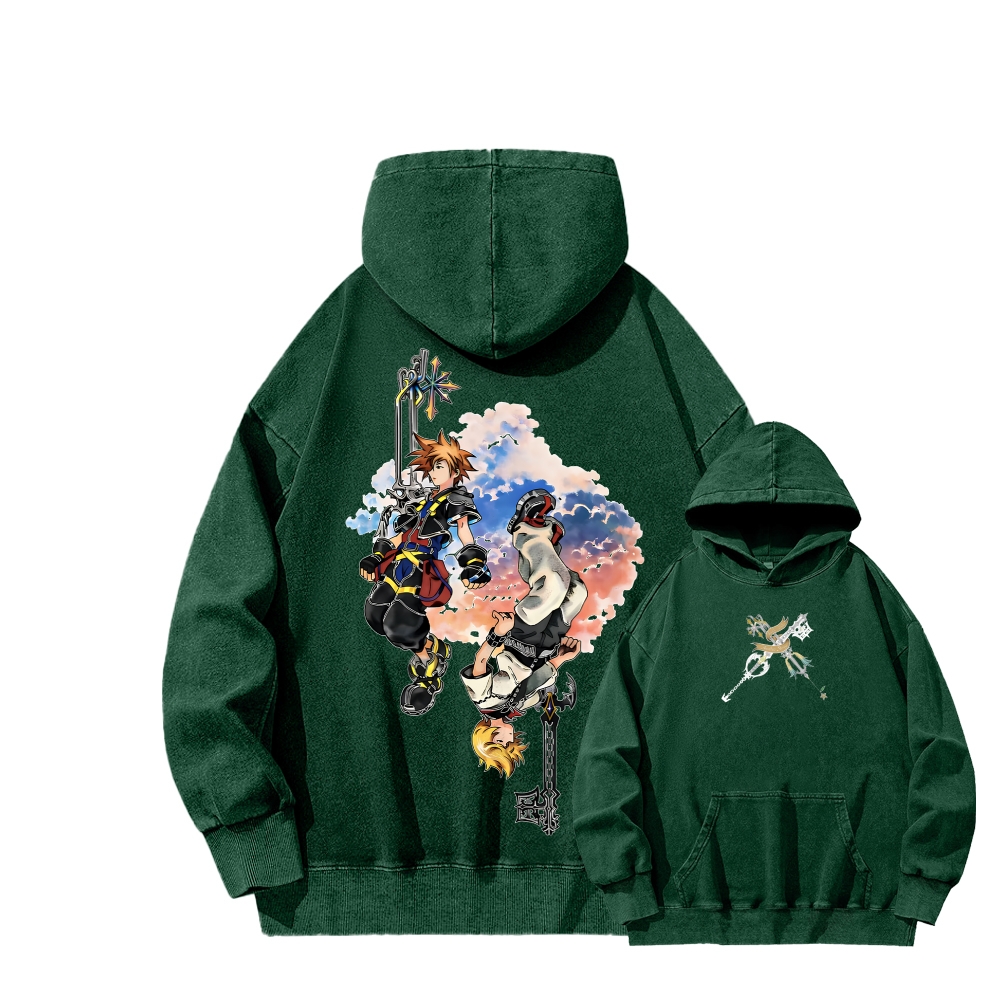Kingdom Hearts Unisex Washed Hoodie 2602012454