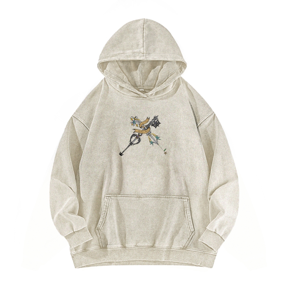 Kingdom Hearts Unisex Washed Hoodie 2602012454