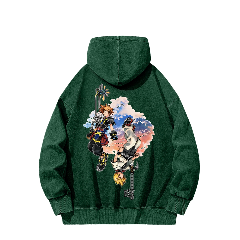 Kingdom Hearts Unisex Washed Hoodie 2602012454
