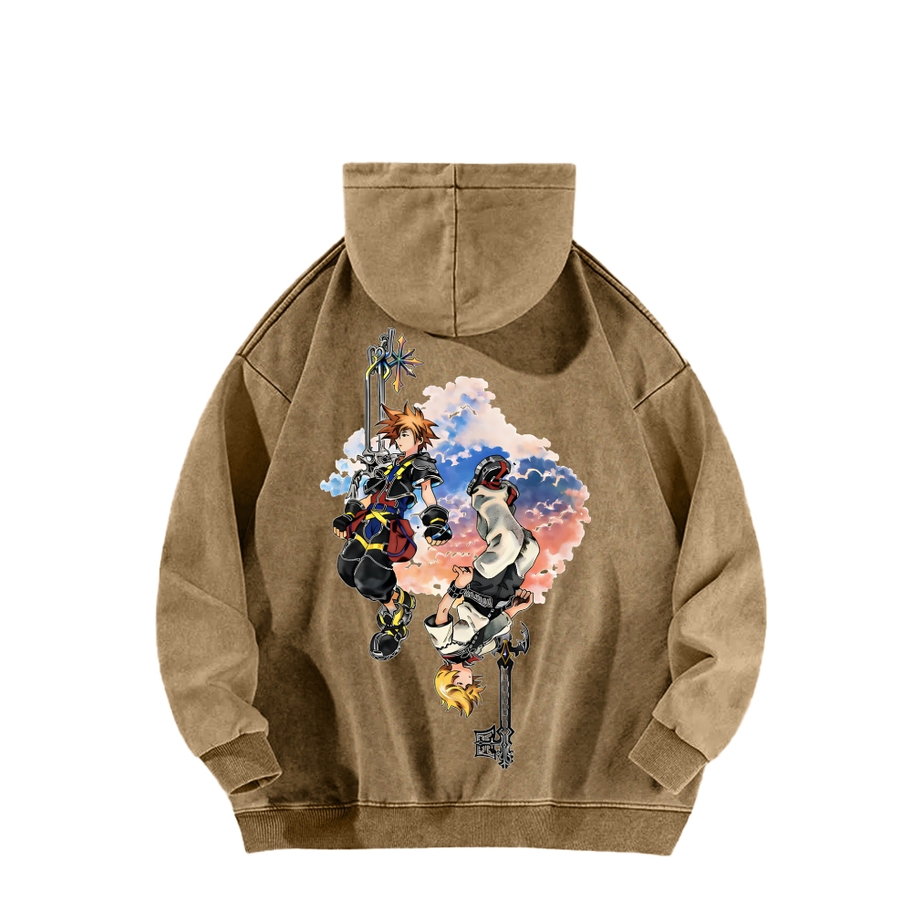 Kingdom Hearts Unisex Washed Hoodie 2602012454