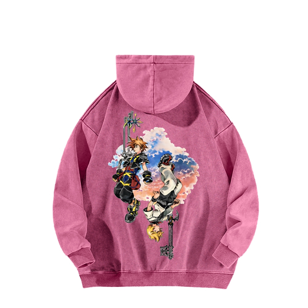 Kingdom Hearts Unisex Washed Hoodie 2602012454