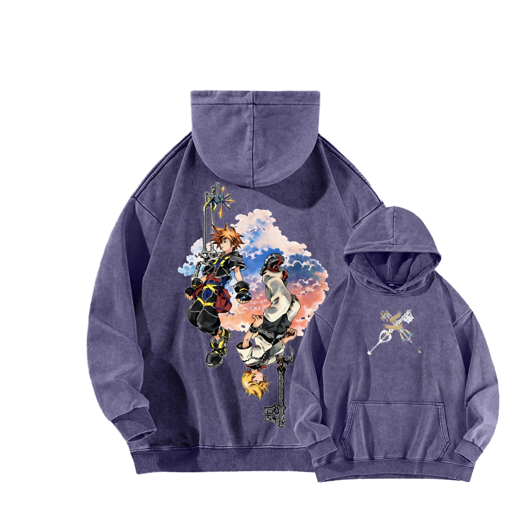 Kingdom Hearts Unisex Washed Hoodie 2602012454