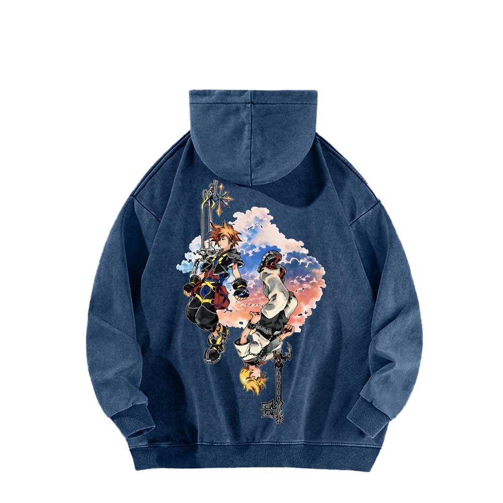 Kingdom Hearts Unisex Washed Hoodie 2602012454