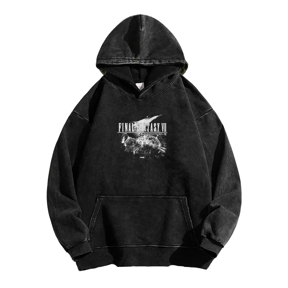 Final Fantasy Unisex Washed Hoodie 2602013545