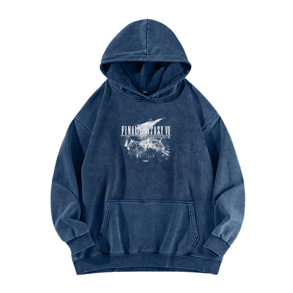 Final Fantasy Unisex Washed Hoodie 2602013545