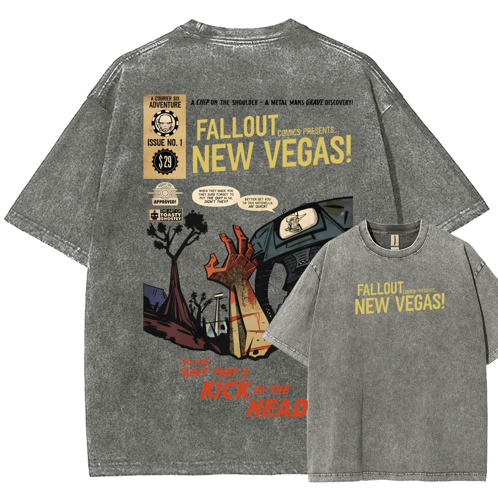 Fallout Unisex Fit Washed T-Shirt 2602013841
