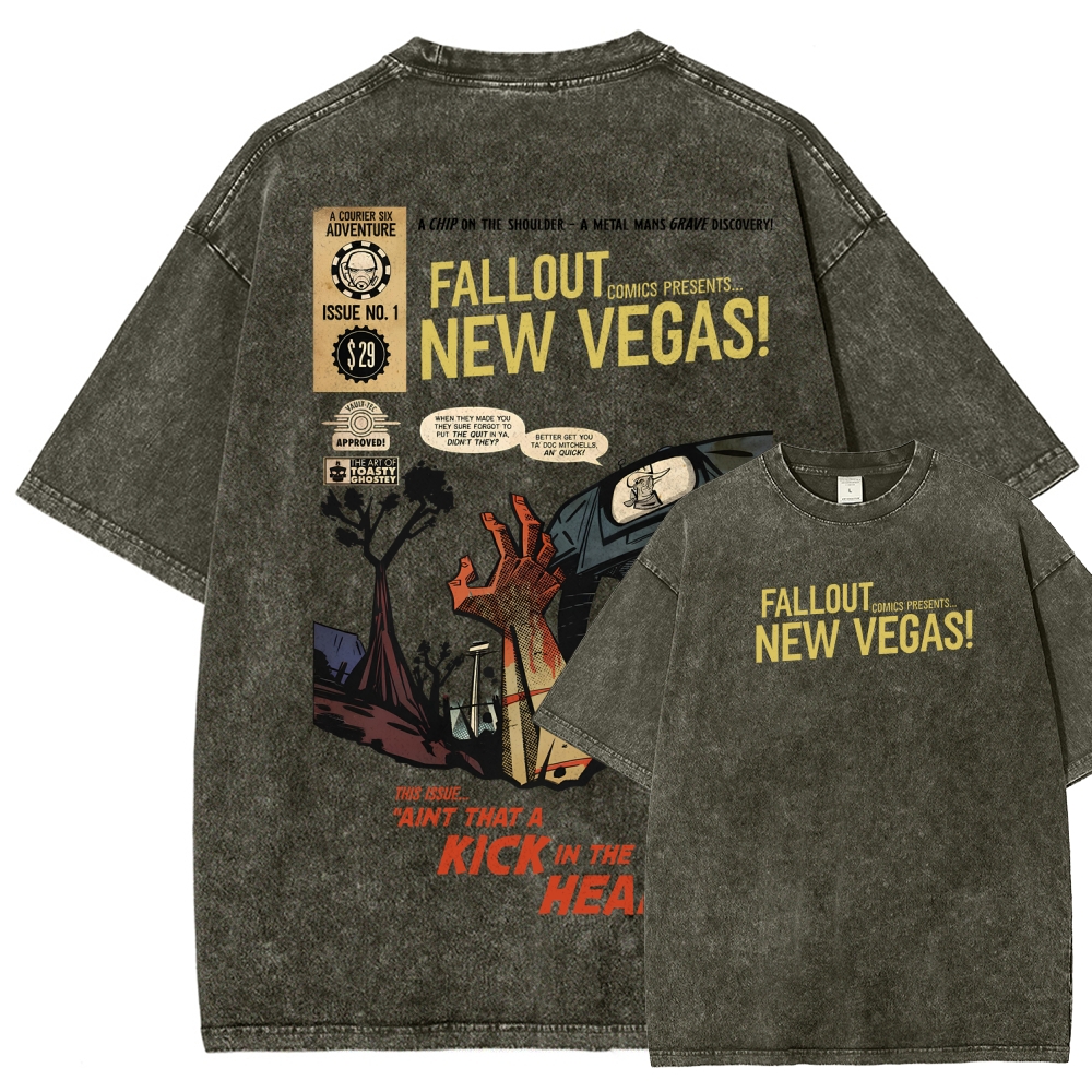 Fallout Unisex Fit Washed T-Shirt 2602013841