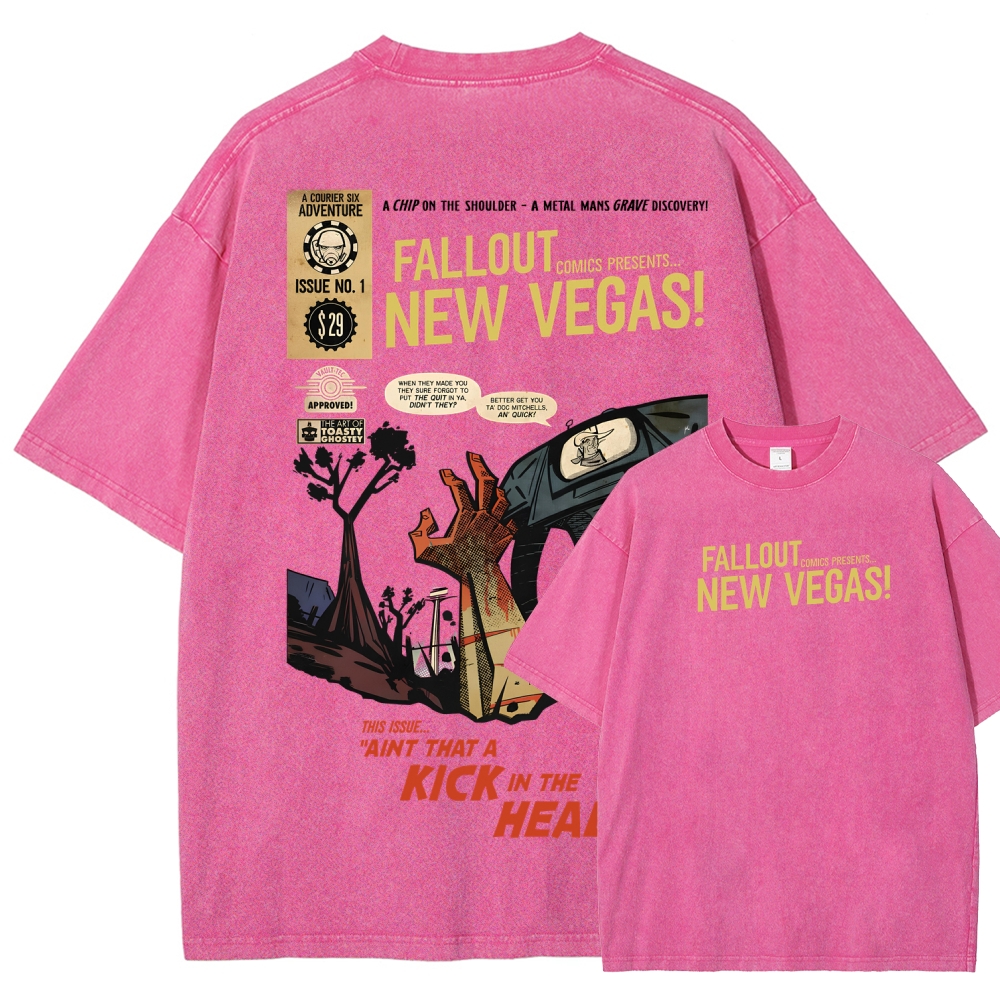 Fallout Unisex Fit Washed T-Shirt 2602013841