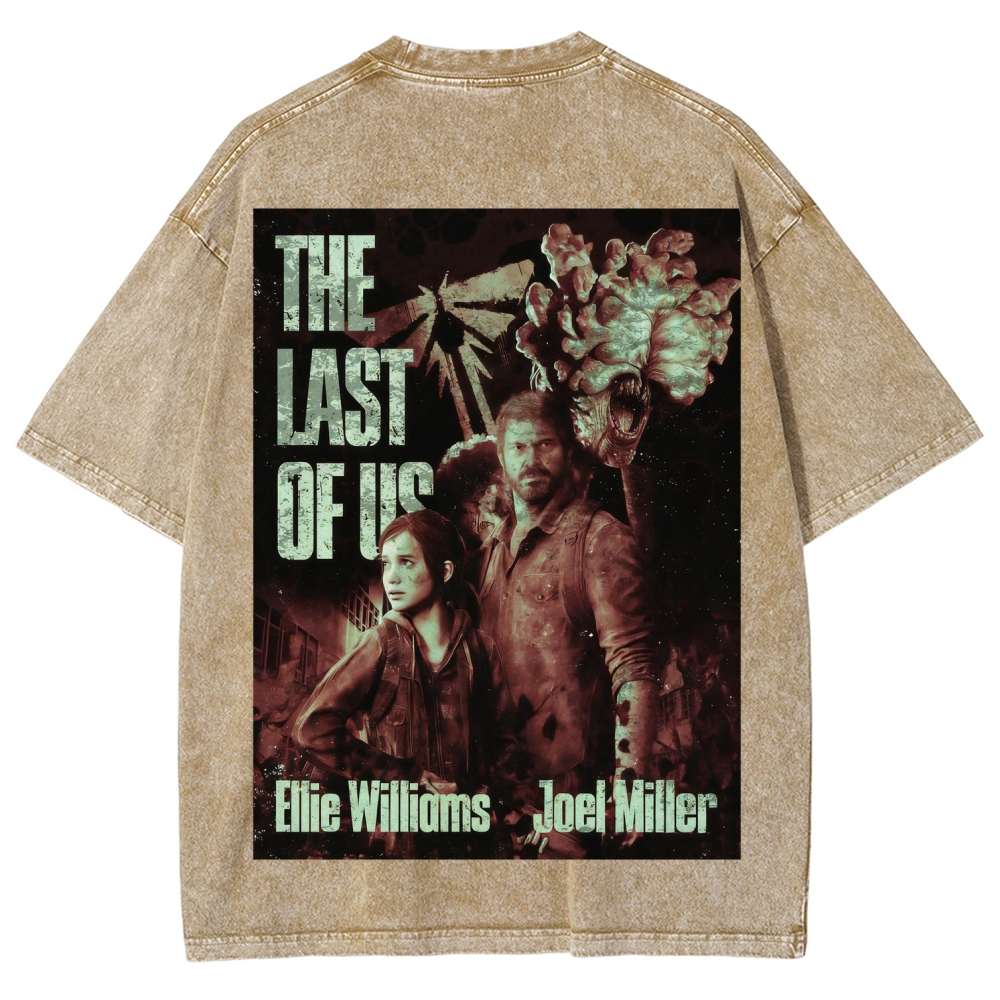 The Last of Us Unisex Fit Washed T-Shirt 2602014020