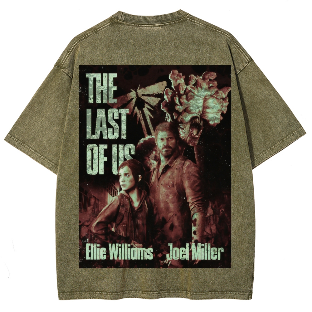The Last of Us Unisex Fit Washed T-Shirt 2602014020